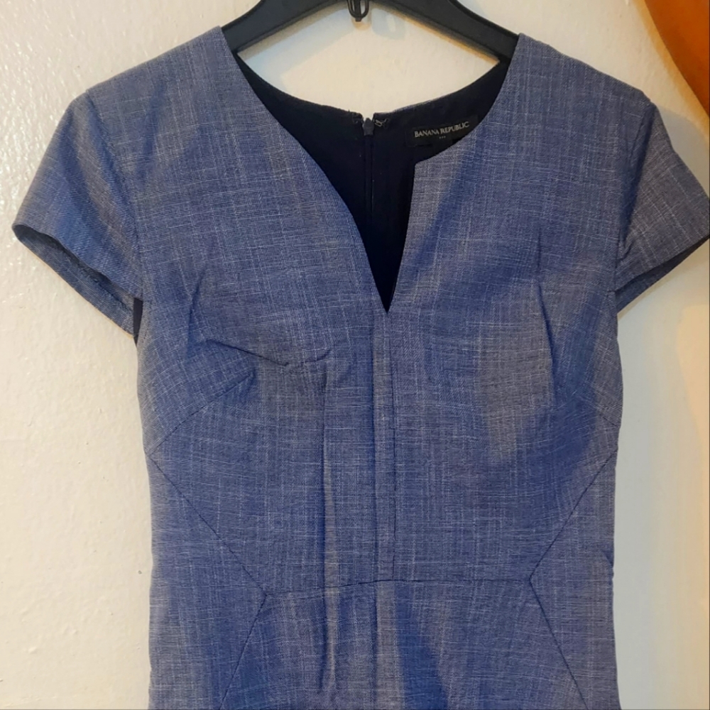 Linen Cotton Jean look Dress